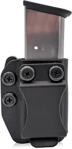 Vista 2 de Funda redondeada para cargador – IWB o OWB, portacargador Kydex, retención ajustable, portacargador de repuesto, porte oculto, porte abierto