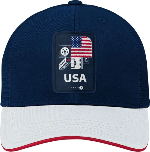 Vista 20 de Outerstuff Sombrero de malla Procrown con mosaico de contraste para la Copa Mundial de la FI verde-blanco