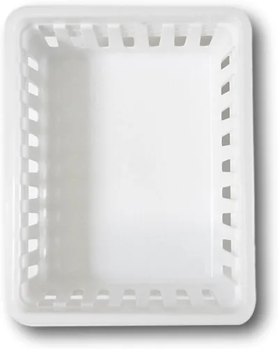 Vista 2 de Bandejas rectangulares de plástico, para guardar cosas. Bandejas tipo canasta para organizar objetos. Juego de 4 bandejas