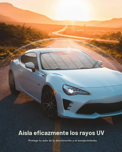 Vista 3 de Pigenius Parasol para parabrisas Honda HR-V 2016-2022, acabado plateado metálico