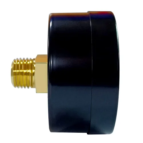 Vista 4 de Beduan Medidor de presión de aire para compresor de aire 2 "Dial central de montaje trasero, 1/4" NPT, 0-100 Psi