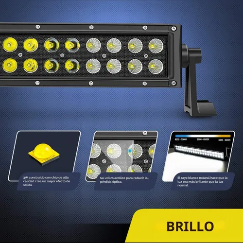 Vista 3 de Nilight - Barra de luz LED de 22 pulgadas, 120 W, combo de luces de conducción de 12 V, 5 pines, interruptor basculante de 16 AWG, kit de arnés