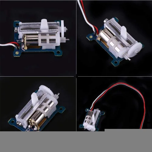 Vista 3 de Servo analógico, 0.05 oz 0.4 lbs/cm 3.7V 5V Micro Digital Servo Carga Lineal Actuador Lineal con Alambre para Ultra Micro 3D Vuelo Aeronave, 0.591 x