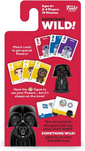 Vista 2 de Funko Pop! Something Wild! Star Wars - Tarjeta de trilogía original, juego de Darth Vader