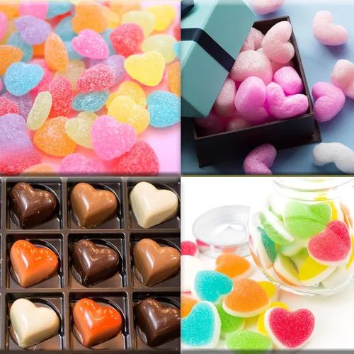 Vista 4 de 2 moldes de silicona de corazón antiadherentes de grado alimenticio reutilizable para hornear, para gelatina, dulces, suministros para hacer