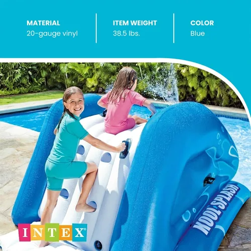 Vista 4 de Intex Hinchable, diseño de arcoíris anillo centro de juego, 135 pulgadas x 81 pulgadas x 50 pulgadas para +6 años