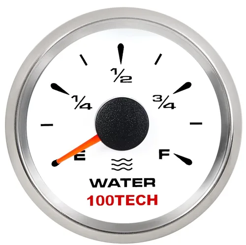 Vista 17 de 100TECH Medidor de Combustible 0-30 ohms Medidor de Nivel de Combustible Marino Impermeable 52mm 2-1/16"" Medidor de Combustible Diesel