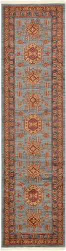 Vista 21 de Unique Loom Sahand Collection - Alfombra de área (2' 2" x 3' 1", rectangular, azul claro/marrón claro)