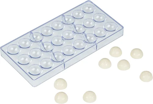 Vista 17 de Restaurantware Pastry Tek Molde para Barra de Chocolate de 10.8 x 5.3 Pulgadas 1 Molde de Chocolate Apto para Lavavajillas - 4 Cavidades Molde