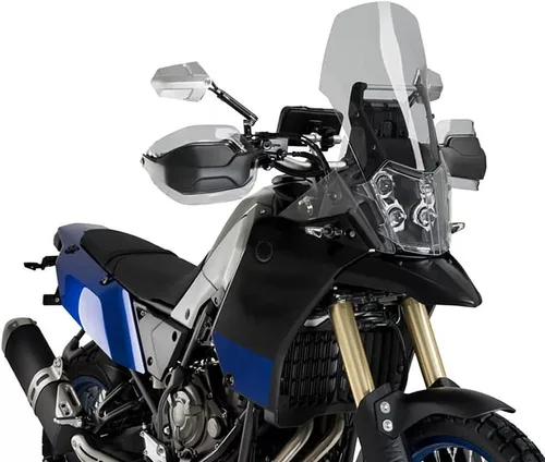 Vista 2 de Extensiones de protector de mano de motocicleta para Tenere 700 Tenere700 XTZ 700 2019-2021 (gris ahumado)