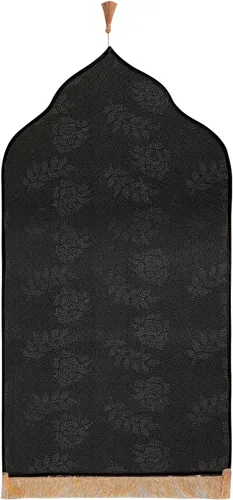 Vista 8 de Alfombra de oración musulmana, alfombra islámica para oraciones musulmanas, gran regalo de Ramadán para hombres musulmanes, mujeres, alfombra