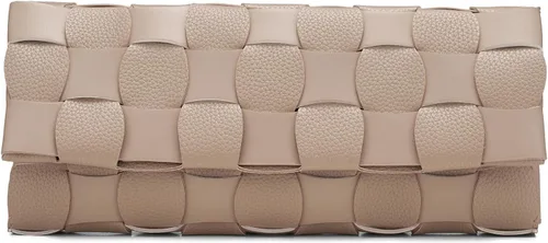 Vista 12 de CHUNLI Bolsos de mano tejidos de noche para mujer, bolso cruzado de poliuretano para noche, eventos formales, boda, fiesta