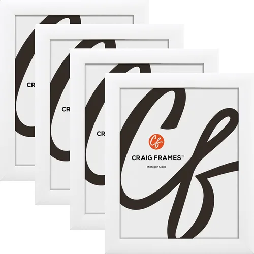 Vista 6 de Craig Frames 4x5 Gallery Black 4 Pack Picture Frame Set, Gallery Wall Decor 2-Paquete de 4 unidades de 1WB3BK