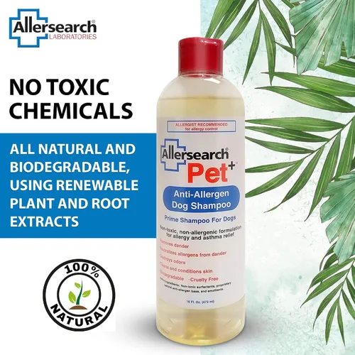 Vista 2 de Allersearch Champú para perros Pet+ Anti-Allergen 16 Oz