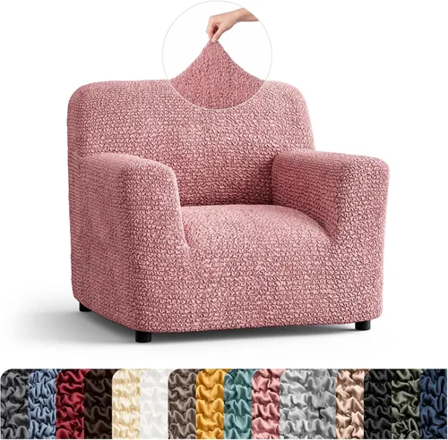 Vista 48 de PAULATO BY GA.I.CO. Funda para Silla - Funda para Sillón - Funda para Sillón - Funda de Tela Suave - Protector de Muebles Elegante de Ajuste Ceniza