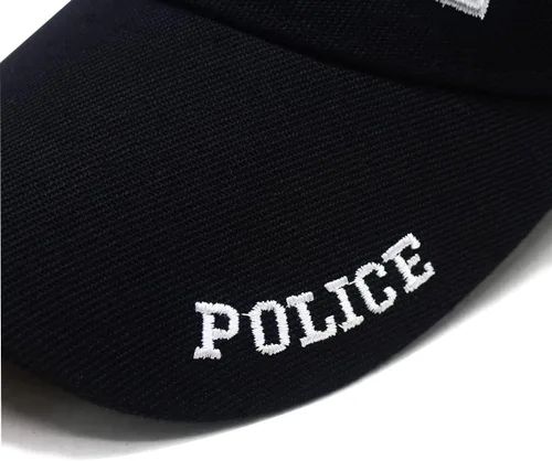 Vista 6 de DailyCarry - Gorra de béisbol ajustable para policía, color negro, azul, para oficial de policía, equipo de policía, bordado en 3D, para hombres