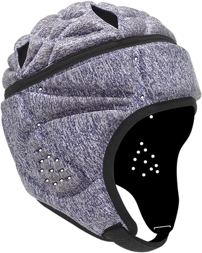 Vista 9 de Casco de rugby acolchado protector suave para hockey fútbol fútbol portero for Hockey, 7v7 Flag Football, Soccer Goalie