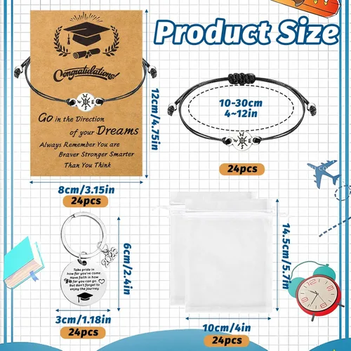 Vista 2 de LUYI 32 piezas de pulseras de joyería preppy para mujer, cuentas de arcilla, coloridas, pulseras heishi estilo surfista, conjunto de pulseras