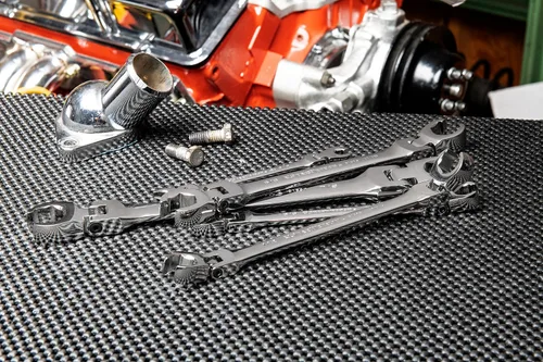 Vista 7 de GEARWRENCH 5 piezas, juego de llaves de tuerca cónica de cabeza flexible, SAE - 81910