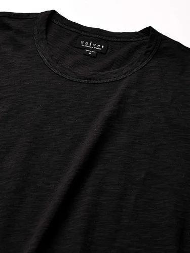 Vista 2 de Velvet by Graham & Spencer Amaro - Camiseta corta con dobladillo redondeado para hombre