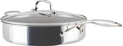 Vista 14 de Circulon C1 Series C1 - Utensilios de cocina de acero inoxidable revestido con tecnología ScratchDefense, sartén antiadherente de inducción con tapa