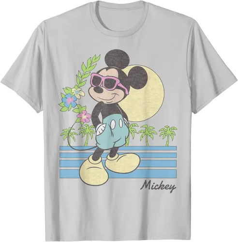 Vista 27 de Disney Mickey and Friends Mickey Retro Beach Camiseta S Gris Oscuro