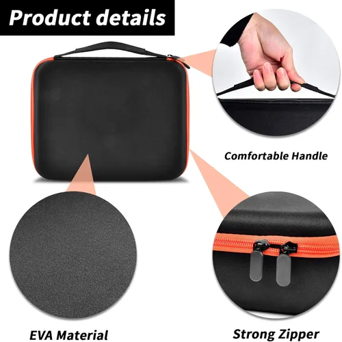 Vista 4 de Speed Cube - Estuche de almacenamiento compatible con Rubik Cube para cubos de rompecabezas mágicos GAN, soporte para bolsa de transporte con malla