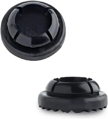 Vista 4 de Jejavu Protectores especiales de hierro forjado de 1 pulgada, se adaptan a 1 pulgada de diámetro interior, protectores de suelo para patas de silla