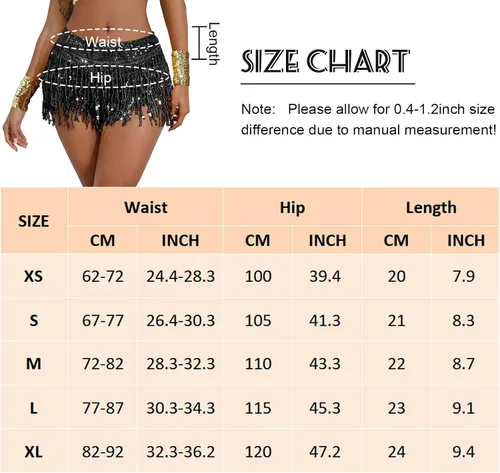 Vista 2 de FEOYA Pantalones cortos de lentejuelas para mujer, falda brillante con borlas, trajes de festival, rave, pantalones calientes