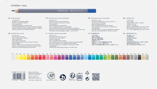 Vista 3 de Faber-Castell Creative Studio Goldfaber - Lápices de color (36 unidades)