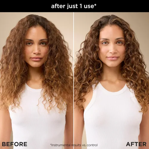 Vista 3 de Ouidad Curl Therapy - Máscara de reparación intensa, 8.5 onzas líquidas, repara visiblemente + refuerza los rizos dañados, fórmula