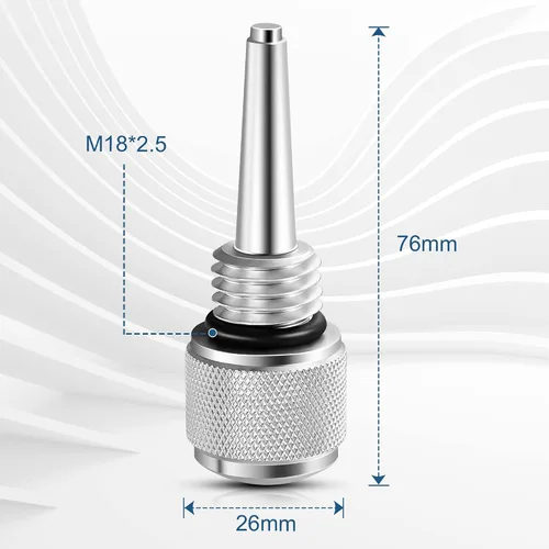 Vista 2 de Dreyoo Varilla magnética de aceite compatible con 55201 para generador inversor compatible con Wen/Predator, generador de aluminio, varilla
