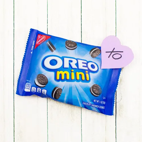 Vista 7 de OREO Mini galletas sándwich de chocolate, 12 paquetes de aperitivos