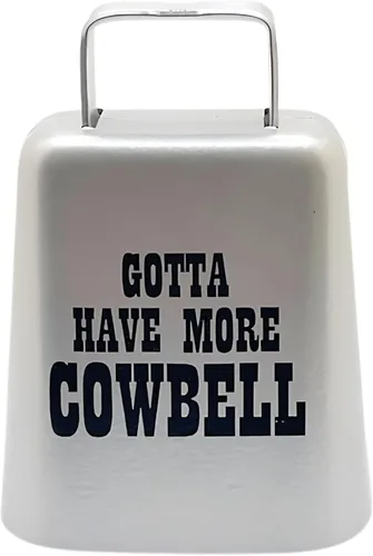 Vista 14 de Bevin Bells "Gotta Have More Cowbell" (X-Pequeño) Campana de Vaca de Kentucky con Color Cobre Hecha de Acero Fabricantes de Ruido Fuerte
