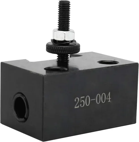 Vista 5 de Toolly 0XA Wedge Type Quick Change Tool Post Set para Mini Torno de hasta 6-9 pulgadas Swing OXA Tool POST
