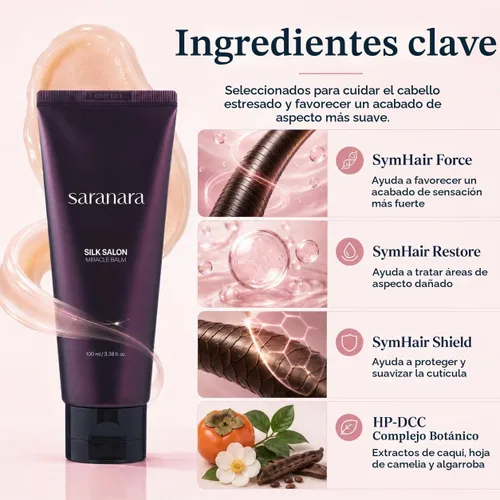 Vista 6 de SARANARA Silk Salon Miracle Balm_Non Wash Dry Essence Hair Pack_Korea Beauty