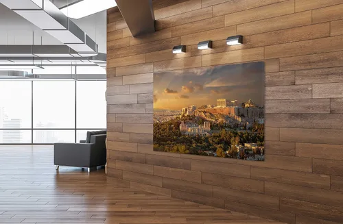 Vista 4 de SpiritualHands Lienzo decorativo para pared, diseño de lugares famosos del patrimonio mundial, carteles enmarcados escénicos, paisajes modernos, 01