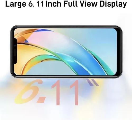 Vista 5 de SmartphoAndroid pantalla de 6.11 pulgadas, E88, teléfono celular desbloqueado, tarjeta SIM dual, 1 GB de RAM 16 GB ROM, solo compatible con la banda