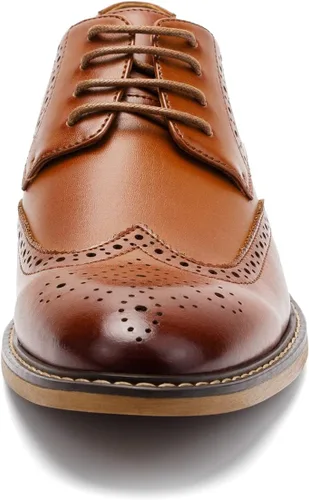 Vista 4 de Temeshu Zapatos de vestir para hombre, zapatos Oxford casuales, zapatos formales de negocios
