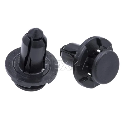 Vista 9 de Rexka 25 piezas de 0.394 in de agujero para parachoques de motor para guardabarros y rejillas compatibles con Subaru 909140007 Baja Forester Impreza