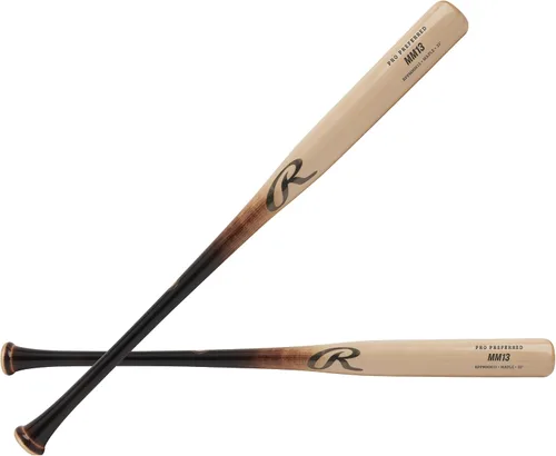 Vista 16 de Rawlings bate de béisbol de madera de arce Pro Preferred Perfil de juego - Trout/Harper/Machado/Albies