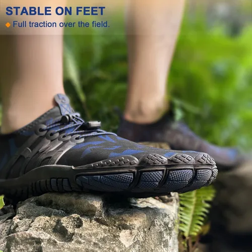 Vista 5 de BULLIANT Zapatos de agua para hombre, unisex, zapatos acuáticos descalzos para hombres y mujeres, zapatos de senderismo y natación