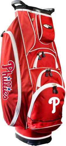 Vista 20 de Team Golf MLB - Divisor de club ligero de 10 vías, soporte de acción de resorte, bolsillo enfriador aislado, guante de velcro y soporte