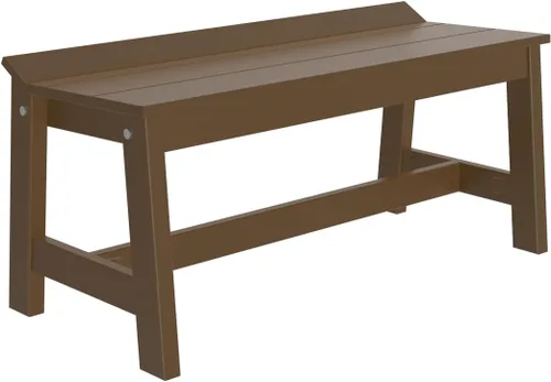 Vista 15 de Furniture Barn USA Poly Lumber - Banco de comedor de 41 pulgadas, caoba antigua multicolor (Antique Mahogany)