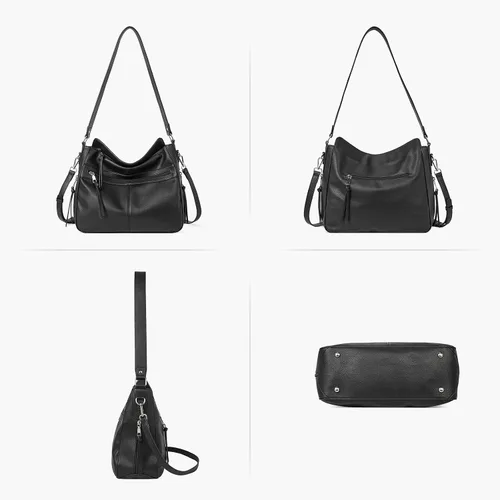 Vista 6 de WESTBRONCO Bolsos de mano para mujer, bolsos cruzados, bolso de hombro suave con correa ajustable