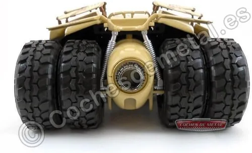 Vista 4 de Hotwheels Heritage 1:18 Batmobile Tumbler Camoflage Versión Modelo Fundido
