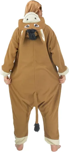 Vista 3 de vavalad Unisex Adult Donkey Onesie One Piece Pajamas Animal Plush Halloween Christmas Costume for Women men