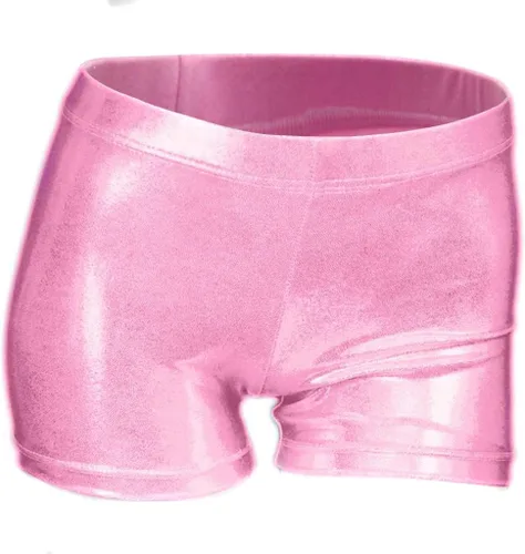 Vista 2 de Aosva 2 pantalones cortos de gimnasia para niñas de 2 a 14 años