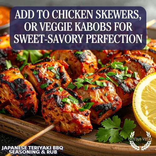 Vista 4 de Condimento y frote japonés para barbacoa Teriyaki Mezcla de especias totalmente naturales Lote pequeño, hecho a mano Mezcla de especias