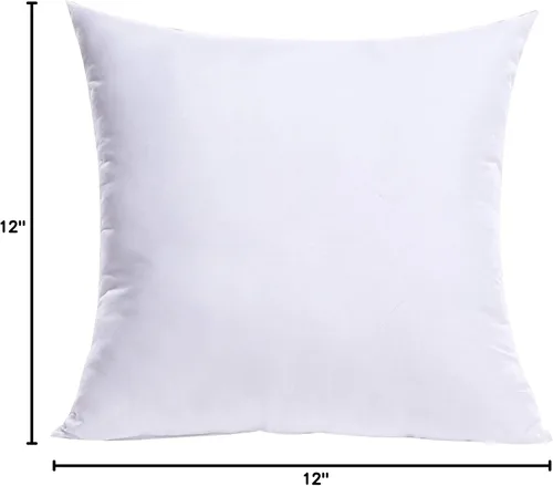 Vista 8 de MIULEE - Relleno de cojín cuadrado, cojín decorativo para cama, sillón y sofá, 12 x 12 pulgadas